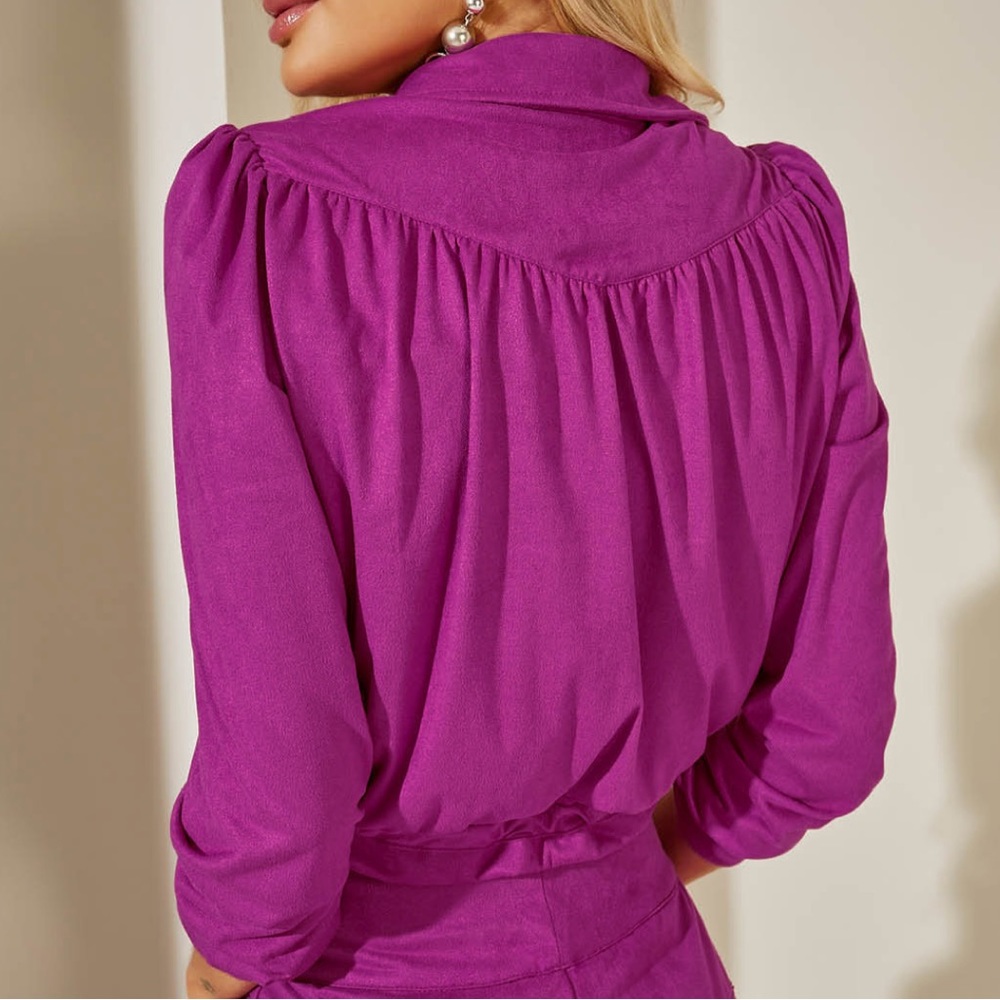 Suede Bomber Jacket - Picture 3 of 6